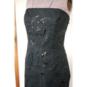 NEW NWT Tommy Hilfiger Black Strapless Sequin Cocktail Party Dress 12 $228